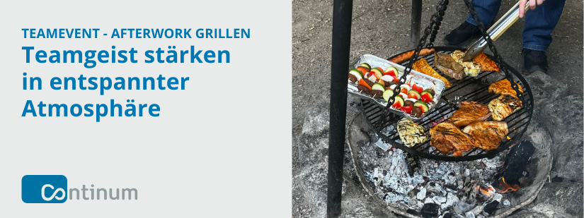 Afterwork Grillen - teamgeist stärken in entspannter Atmosphäre | Continum Grillen