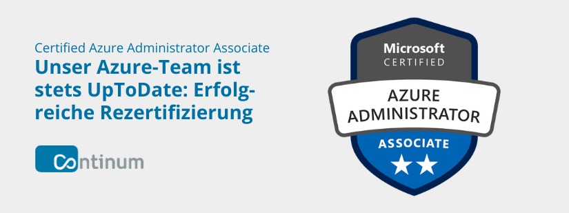 Erfolgreiches Renewal der Azure Administrator Associate Zertifizierung