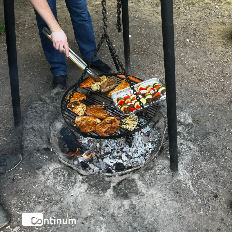 Gemeinsames Grillen des Continum Teams