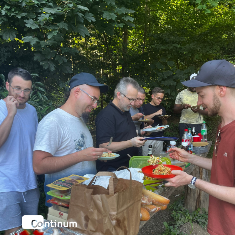 Beim Continum-Grillen war für jeden was dabei - von Fleisch bis vegangen Alternativen